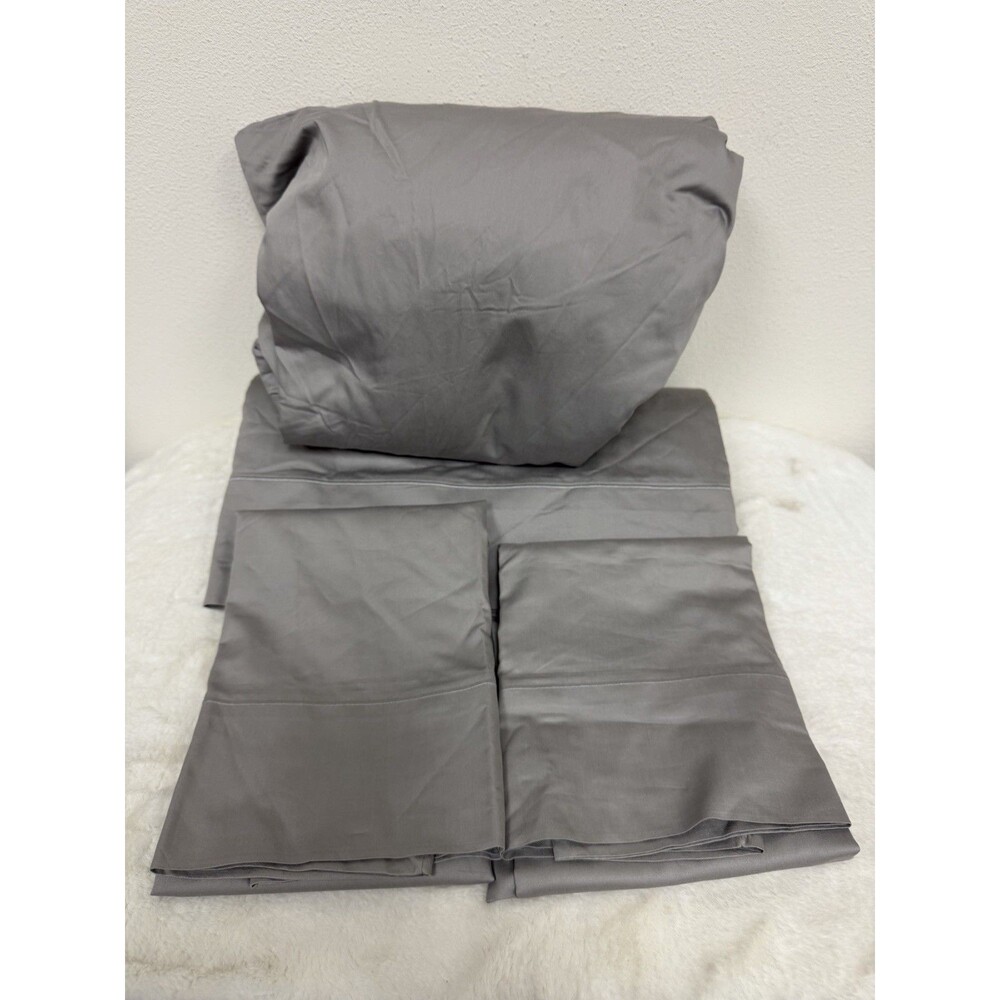 Hotel Collection 525 Thread Count Cotton CAL-KING Sheet Set Gray